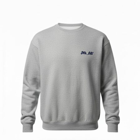 Felpa Girocollo Unisex Grigio